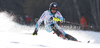 Santeri Paloniemi of Finland skiing in first run of men slalom race of Audi FIS Alpine skiing World cup finals in Schladming, Austria. Men slalom race of Audi FIS Alpine skiing World cup finals was held in Schladming, Austria, on Sunday, 18th of March 2012.
