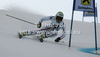Anna Fenninger of Austria skiing in first run of women giant slalom race of Audi FIS Alpine skiing World cup finals in Schladming, Austria. Women giant slalom race of Audi FIS Alpine skiing World cup finals was held in Schladming, Austria, on Sunday, 18th of March 2012.
