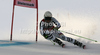 Viktoria Rebensburg of Germany skiing in first run of women giant slalom race of Audi FIS Alpine skiing World cup finals in Schladming, Austria. Women giant slalom race of Audi FIS Alpine skiing World cup finals was held in Schladming, Austria, on Sunday, 18th of March 2012.
