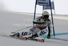 Viktoria Rebensburg of Germany skiing in first run of women giant slalom race of Audi FIS Alpine skiing World cup finals in Schladming, Austria. Women giant slalom race of Audi FIS Alpine skiing World cup finals was held in Schladming, Austria, on Sunday, 18th of March 2012.
