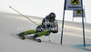 Tina Maze of Slovenia skiing in first run of women giant slalom race of Audi FIS Alpine skiing World cup finals in Schladming, Austria. Women giant slalom race of Audi FIS Alpine skiing World cup finals was held in Schladming, Austria, on Sunday, 18th of March 2012.
