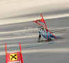 Jessica Lindell-Vikarby of Sweden skiing in first run of women giant slalom race of Audi FIS Alpine skiing World cup finals in Schladming, Austria. Women giant slalom race of Audi FIS Alpine skiing World cup finals was held in Schladming, Austria, on Sunday, 18th of March 2012.
