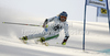 Denise Karbon of Italy skiing in first run of women giant slalom race of Audi FIS Alpine skiing World cup finals in Schladming, Austria. Women giant slalom race of Audi FIS Alpine skiing World cup finals was held in Schladming, Austria, on Sunday, 18th of March 2012.
