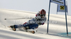 Anemone Marmottan of France skiing in first run of women giant slalom race of Audi FIS Alpine skiing World cup finals in Schladming, Austria. Women giant slalom race of Audi FIS Alpine skiing World cup finals was held in Schladming, Austria, on Sunday, 18th of March 2012.
