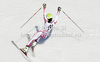Second placed Anna Fenninger of Austria reacts in finish of second run of women giant slalom race of Audi FIS Alpine skiing World cup finals in Schladming, Austria. Women giant slalom race of Audi FIS Alpine skiing World cup finals was held in Schladming, Austria, on Sunday, 18th of March 2012.
