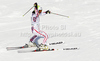 Second placed Anna Fenninger of Austria reacts in finish of second run of women giant slalom race of Audi FIS Alpine skiing World cup finals in Schladming, Austria. Women giant slalom race of Audi FIS Alpine skiing World cup finals was held in Schladming, Austria, on Sunday, 18th of March 2012.
