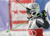 Winner Viktoria Rebensburg of Germany reacts in finish of second run of women giant slalom race of Audi FIS Alpine skiing World cup finals in Schladming, Austria. Women giant slalom race of Audi FIS Alpine skiing World cup finals was held in Schladming, Austria, on Sunday, 18th of March 2012.
