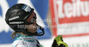 Santeri Paloniemi of Finland reacts in finish of second run of men slalom race of Audi FIS Alpine skiing World cup finals in Schladming, Austria. Men slalom race of Audi FIS Alpine skiing World cup finals was held in Schladming, Austria, on Sunday, 18th of March 2012.
