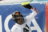 Third placed Mario Matt of Austria reacts in finish of second run of men slalom race of Audi FIS Alpine skiing World cup finals in Schladming, Austria. Men slalom race of Audi FIS Alpine skiing World cup finals was held in Schladming, Austria, on Sunday, 18th of March 2012.
