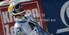 Winner Andre Myhrer of Sweden reacts in finish of second run of men slalom race of Audi FIS Alpine skiing World cup finals in Schladming, Austria. Men slalom race of Audi FIS Alpine skiing World cup finals was held in Schladming, Austria, on Sunday, 18th of March 2012.
