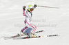 Second placed Anna Fenninger of Austria reacts in finish of second run of women giant slalom race of Audi FIS Alpine skiing World cup finals in Schladming, Austria. Women giant slalom race of Audi FIS Alpine skiing World cup finals was held in Schladming, Austria, on Sunday, 18th of March 2012.
