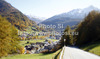 Village of Soelden before start of Audi FIS Alpine skiing World cup, which will start with women giant slalom race on Saturday, 27th of October, followed by men giant slalom race which will also be held on Rettenbach glacier above Soelden, Austria, on Sunday, 28th of October 2012.
