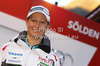 Tanja Poutiainen of Finland during Audi Media Talk event, which was held on Thursday, 25th of October 2012 in Soelden, Austria. Audi Media Talk is traditional media event before start of Audi FIS Alpine skiing World cup, which will start with women giant slalom race on Saturday, 27th of October, followed by men giant slalom race which will also be held on Rettenbach glacier above Soelden, Austria, on Sunday, 28th of October 2012.
