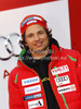 Marcus Sandell of Finland during Audi Media Talk event, which was held on Thursday, 25th of October 2012 in Soelden, Austria. Audi Media Talk is traditional media event before start of Audi FIS Alpine skiing World cup, which will start with women giant slalom race on Saturday, 27th of October, followed by men giant slalom race which will also be held on Rettenbach glacier above Soelden, Austria, on Sunday, 28th of October 2012.

