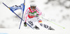 Viktoria Rebensburg of Germany skiing in first run of women giant slalom race of Audi FIS Alpine skiing World cup 2012-2013 in Soelden, Austria. First women giant slalom race of Audi FIS Alpine skiing World cup was held on Rettenbach glacier above Soelden, Austria, on Saturday, 27th of October 2012.
