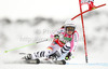 Viktoria Rebensburg of Germany skiing in first run of women giant slalom race of Audi FIS Alpine skiing World cup 2012-2013 in Soelden, Austria. First women giant slalom race of Audi FIS Alpine skiing World cup was held on Rettenbach glacier above Soelden, Austria, on Saturday, 27th of October 2012.
