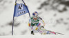 Lindsey Vonn of USA skiing in first run of women giant slalom race of Audi FIS Alpine skiing World cup 2012-2013 in Soelden, Austria. First women giant slalom race of Audi FIS Alpine skiing World cup was held on Rettenbach glacier above Soelden, Austria, on Saturday, 27th of October 2012.
