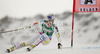 Lindsey Vonn of USA skiing in first run of women giant slalom race of Audi FIS Alpine skiing World cup 2012-2013 in Soelden, Austria. First women giant slalom race of Audi FIS Alpine skiing World cup was held on Rettenbach glacier above Soelden, Austria, on Saturday, 27th of October 2012.

