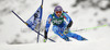 Tina Maze of Slovenia skiing in first run of women giant slalom race of Audi FIS Alpine skiing World cup 2012-2013 in Soelden, Austria. First women giant slalom race of Audi FIS Alpine skiing World cup was held on Rettenbach glacier above Soelden, Austria, on Saturday, 27th of October 2012.
