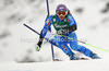 Tina Maze of Slovenia skiing in first run of women giant slalom race of Audi FIS Alpine skiing World cup 2012-2013 in Soelden, Austria. First women giant slalom race of Audi FIS Alpine skiing World cup was held on Rettenbach glacier above Soelden, Austria, on Saturday, 27th of October 2012.
