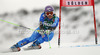 Tina Maze of Slovenia skiing in first run of women giant slalom race of Audi FIS Alpine skiing World cup 2012-2013 in Soelden, Austria. First women giant slalom race of Audi FIS Alpine skiing World cup was held on Rettenbach glacier above Soelden, Austria, on Saturday, 27th of October 2012.

