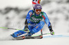 Tina Maze of Slovenia skiing in first run of women giant slalom race of Audi FIS Alpine skiing World cup 2012-2013 in Soelden, Austria. First women giant slalom race of Audi FIS Alpine skiing World cup was held on Rettenbach glacier above Soelden, Austria, on Saturday, 27th of October 2012.

