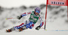 Tessa Worley of France skiing in first run of women giant slalom race of Audi FIS Alpine skiing World cup 2012-2013 in Soelden, Austria. First women giant slalom race of Audi FIS Alpine skiing World cup was held on Rettenbach glacier above Soelden, Austria, on Saturday, 27th of October 2012.
