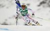 Anna Fenninger of Austria skiing in first run of women giant slalom race of Audi FIS Alpine skiing World cup 2012-2013 in Soelden, Austria. First women giant slalom race of Audi FIS Alpine skiing World cup was held on Rettenbach glacier above Soelden, Austria, on Saturday, 27th of October 2012.
