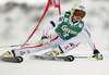 Anna Fenninger of Austria skiing in first run of women giant slalom race of Audi FIS Alpine skiing World cup 2012-2013 in Soelden, Austria. First women giant slalom race of Audi FIS Alpine skiing World cup was held on Rettenbach glacier above Soelden, Austria, on Saturday, 27th of October 2012.
