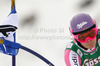 Maria Hoefl-Riesch of Germany skiing in first run of women giant slalom race of Audi FIS Alpine skiing World cup 2012-2013 in Soelden, Austria. First women giant slalom race of Audi FIS Alpine skiing World cup was held on Rettenbach glacier above Soelden, Austria, on Saturday, 27th of October 2012.
