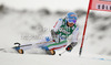 Irene Curtoni of Italy skiing in first run of women giant slalom race of Audi FIS Alpine skiing World cup 2012-2013 in Soelden, Austria. First women giant slalom race of Audi FIS Alpine skiing World cup was held on Rettenbach glacier above Soelden, Austria, on Saturday, 27th of October 2012.
