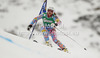 Julia Mancuso of USA skiing in first run of women giant slalom race of Audi FIS Alpine skiing World cup 2012-2013 in Soelden, Austria. First women giant slalom race of Audi FIS Alpine skiing World cup was held on Rettenbach glacier above Soelden, Austria, on Saturday, 27th of October 2012.
