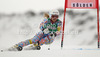 Julia Mancuso of USA skiing in first run of women giant slalom race of Audi FIS Alpine skiing World cup 2012-2013 in Soelden, Austria. First women giant slalom race of Audi FIS Alpine skiing World cup was held on Rettenbach glacier above Soelden, Austria, on Saturday, 27th of October 2012.
