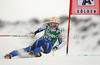 Jessica Lindell-Vikarby of Sweden skiing in first run of women giant slalom race of Audi FIS Alpine skiing World cup 2012-2013 in Soelden, Austria. First women giant slalom race of Audi FIS Alpine skiing World cup was held on Rettenbach glacier above Soelden, Austria, on Saturday, 27th of October 2012.
