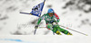 Tanja Poutiainen of Finland skiing in first run of women giant slalom race of Audi FIS Alpine skiing World cup 2012-2013 in Soelden, Austria. First women giant slalom race of Audi FIS Alpine skiing World cup was held on Rettenbach glacier above Soelden, Austria, on Saturday, 27th of October 2012.
