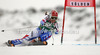 Anemone Marmottan of France skiing in first run of women giant slalom race of Audi FIS Alpine skiing World cup 2012-2013 in Soelden, Austria. First women giant slalom race of Audi FIS Alpine skiing World cup was held on Rettenbach glacier above Soelden, Austria, on Saturday, 27th of October 2012.
