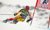 Marie-Michele Gagnon of Canada skiing in first run of women giant slalom race of Audi FIS Alpine skiing World cup 2012-2013 in Soelden, Austria. First women giant slalom race of Audi FIS Alpine skiing World cup was held on Rettenbach glacier above Soelden, Austria, on Saturday, 27th of October 2012.
