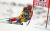Marie-Michele Gagnon of Canada skiing in first run of women giant slalom race of Audi FIS Alpine skiing World cup 2012-2013 in Soelden, Austria. First women giant slalom race of Audi FIS Alpine skiing World cup was held on Rettenbach glacier above Soelden, Austria, on Saturday, 27th of October 2012.
