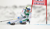 Nadia Fanchini of Italy skiing in first run of women giant slalom race of Audi FIS Alpine skiing World cup 2012-2013 in Soelden, Austria. First women giant slalom race of Audi FIS Alpine skiing World cup was held on Rettenbach glacier above Soelden, Austria, on Saturday, 27th of October 2012.
