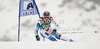 Dominique Gisin of Switzerland skiing in first run of women giant slalom race of Audi FIS Alpine skiing World cup 2012-2013 in Soelden, Austria. First women giant slalom race of Audi FIS Alpine skiing World cup was held on Rettenbach glacier above Soelden, Austria, on Saturday, 27th of October 2012.
