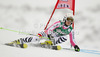 Simona Hoesl of Germany skiing in first run of women giant slalom race of Audi FIS Alpine skiing World cup 2012-2013 in Soelden, Austria. First women giant slalom race of Audi FIS Alpine skiing World cup was held on Rettenbach glacier above Soelden, Austria, on Saturday, 27th of October 2012.
