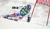 Veronika Velez Zuzulova of Slovakia skiing in first run of women giant slalom race of Audi FIS Alpine skiing World cup 2012-2013 in Soelden, Austria. First women giant slalom race of Audi FIS Alpine skiing World cup was held on Rettenbach glacier above Soelden, Austria, on Saturday, 27th of October 2012.
