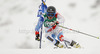 Wendy Holdener of Switzerland skiing in first run of women giant slalom race of Audi FIS Alpine skiing World cup 2012-2013 in Soelden, Austria. First women giant slalom race of Audi FIS Alpine skiing World cup was held on Rettenbach glacier above Soelden, Austria, on Saturday, 27th of October 2012.52

