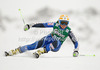 Magdalena Fjaellstroem of Sweden skiing in first run of women giant slalom race of Audi FIS Alpine skiing World cup 2012-2013 in Soelden, Austria. First women giant slalom race of Audi FIS Alpine skiing World cup was held on Rettenbach glacier above Soelden, Austria, on Saturday, 27th of October 2012.
