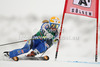 Anna Swenn-Larsson of Sweden skiing in first run of women giant slalom race of Audi FIS Alpine skiing World cup 2012-2013 in Soelden, Austria. First women giant slalom race of Audi FIS Alpine skiing World cup was held on Rettenbach glacier above Soelden, Austria, on Saturday, 27th of October 2012.
