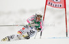 Susanne Weinbuchner of Germany skiing in first run of women giant slalom race of Audi FIS Alpine skiing World cup 2012-2013 in Soelden, Austria. First women giant slalom race of Audi FIS Alpine skiing World cup was held on Rettenbach glacier above Soelden, Austria, on Saturday, 27th of October 2012.
