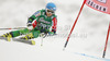 Merle Soppela of Finland skiing in first run of women giant slalom race of Audi FIS Alpine skiing World cup 2012-2013 in Soelden, Austria. First women giant slalom race of Audi FIS Alpine skiing World cup was held on Rettenbach glacier above Soelden, Austria, on Saturday, 27th of October 2012.
