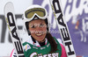 Susanne Weinbuchner of Germany reacts in finish of second run of women giant slalom race of Audi FIS Alpine skiing World cup 2012-2013 in Soelden, Austria. First women giant slalom race of Audi FIS Alpine skiing World cup was held on Rettenbach glacier above Soelden, Austria, on Saturday, 27th of October 2012.
