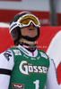 Elisabeth Goergl of Austria reacts in finish of second run of women giant slalom race of Audi FIS Alpine skiing World cup 2012-2013 in Soelden, Austria. First women giant slalom race of Audi FIS Alpine skiing World cup was held on Rettenbach glacier above Soelden, Austria, on Saturday, 27th of October 2012.
