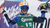 Jessica Lindell-Vikarby of Sweden reacts in finish of second run of women giant slalom race of Audi FIS Alpine skiing World cup 2012-2013 in Soelden, Austria. First women giant slalom race of Audi FIS Alpine skiing World cup was held on Rettenbach glacier above Soelden, Austria, on Saturday, 27th of October 2012.

